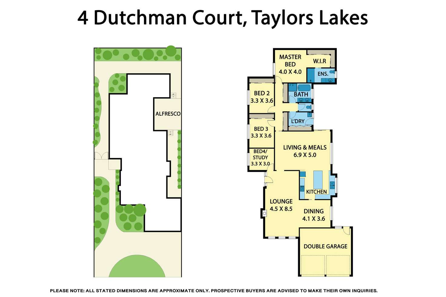 Floorplan of Homely house listing, 4 Dutchman Court, Taylors Lakes VIC 3038