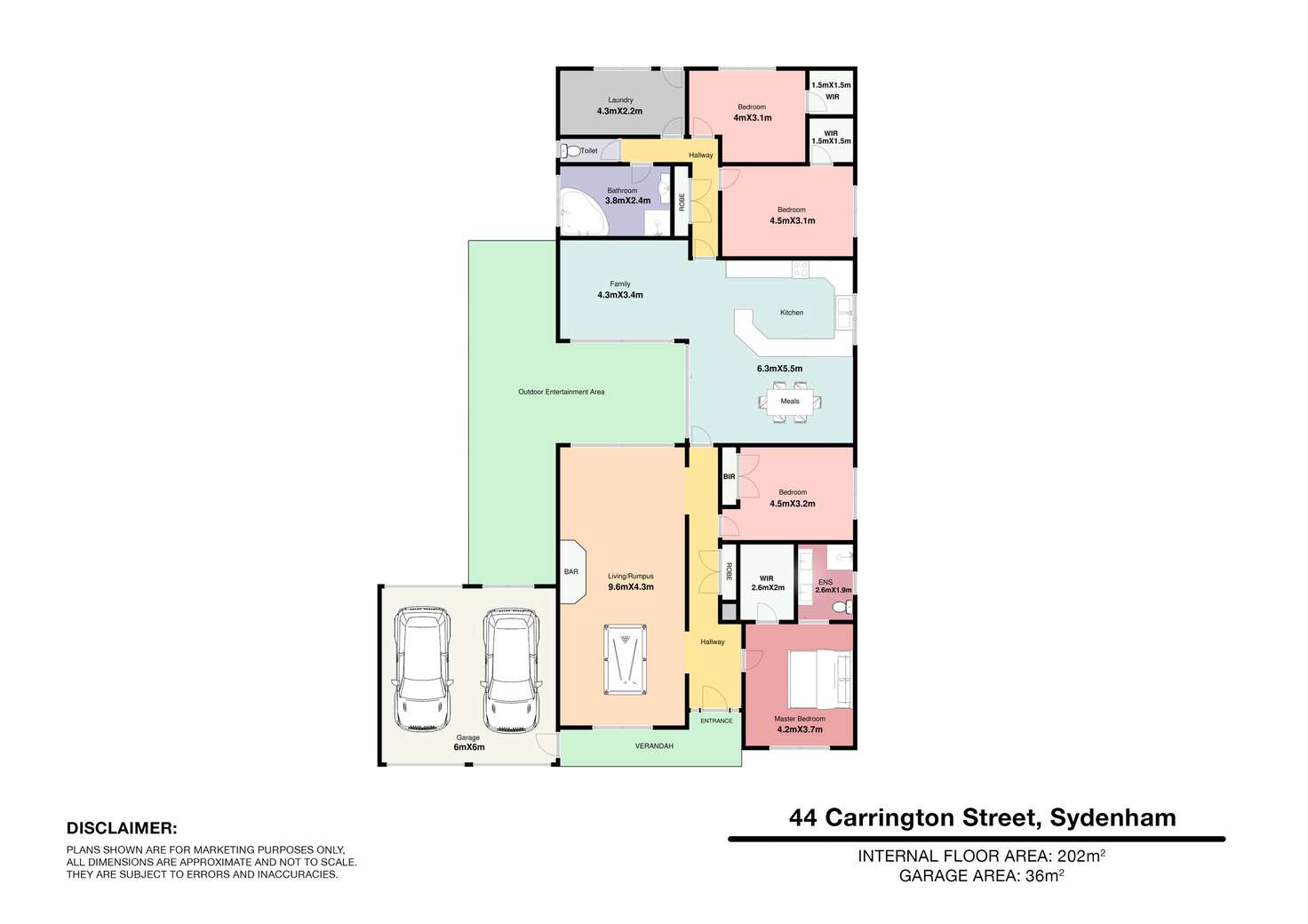 Floorplan of Homely house listing, 44 Carrington Street, Sydenham VIC 3037