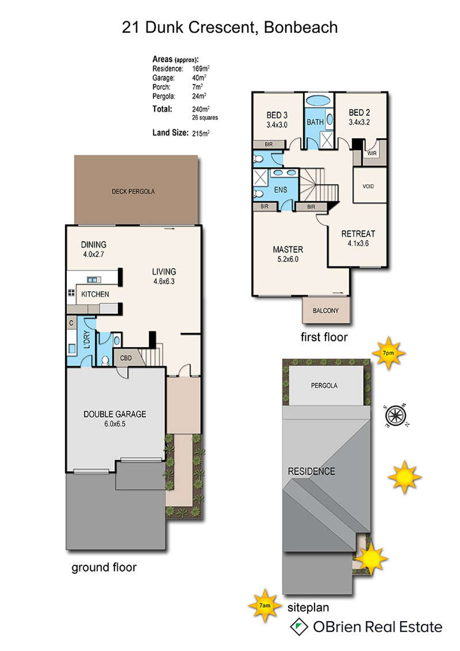 Floorplan of Homely house listing, 21 Dunk Crescent, Bonbeach VIC 3196