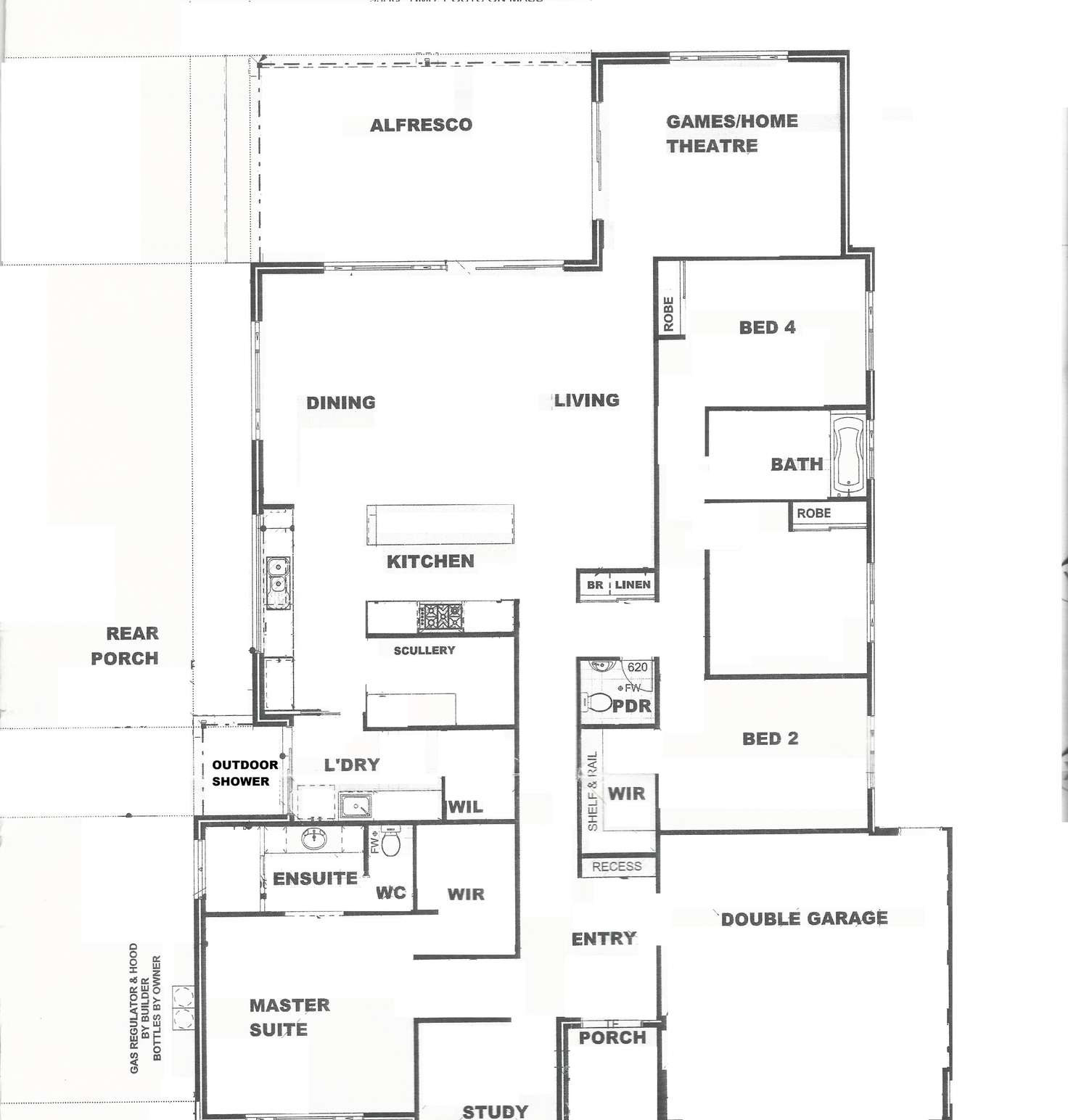 Floorplan of Homely house listing, 8 Georgia Street, Binningup WA 6233