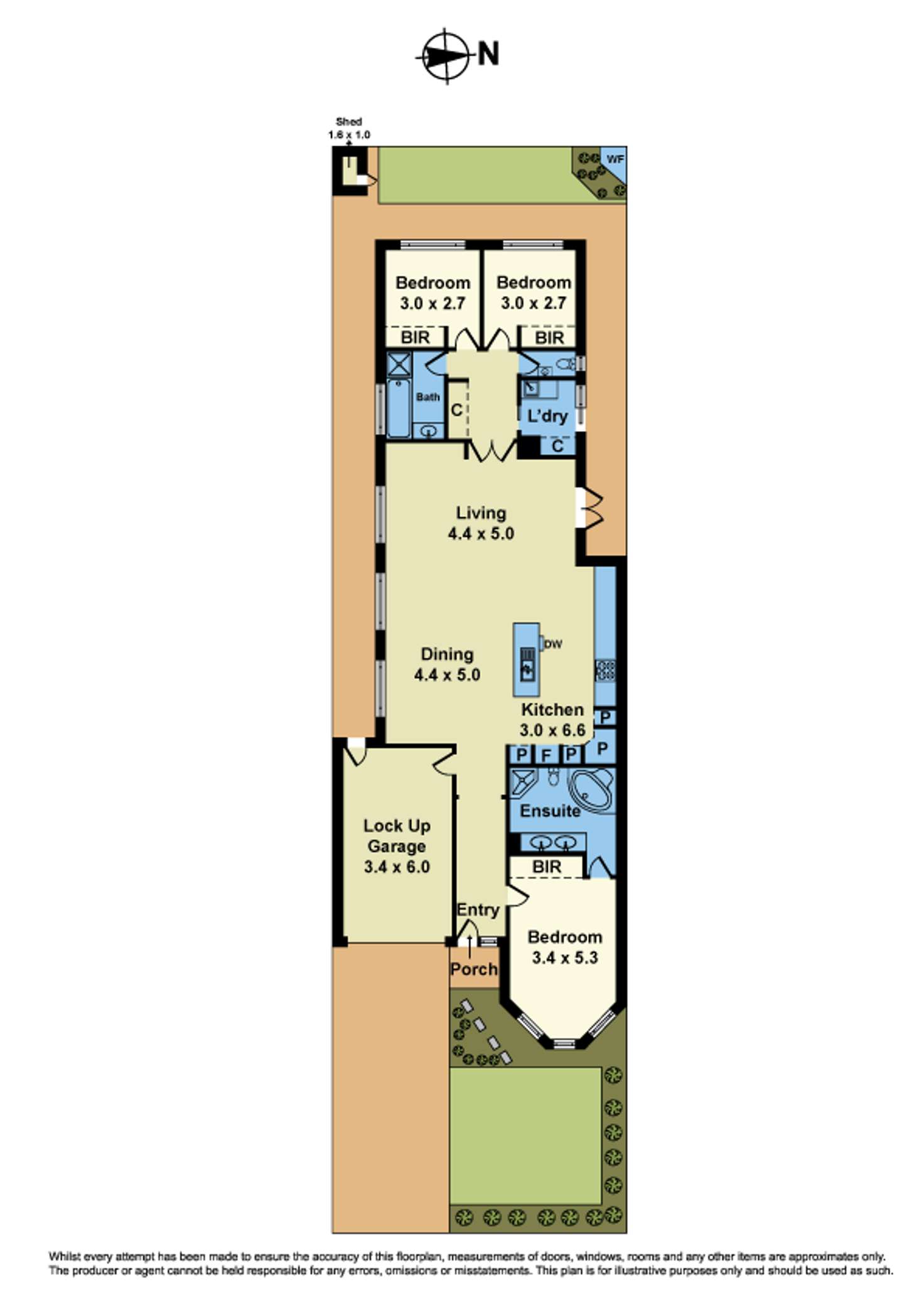 Floorplan of Homely house listing, 60 Saltley Street, South Kingsville VIC 3015