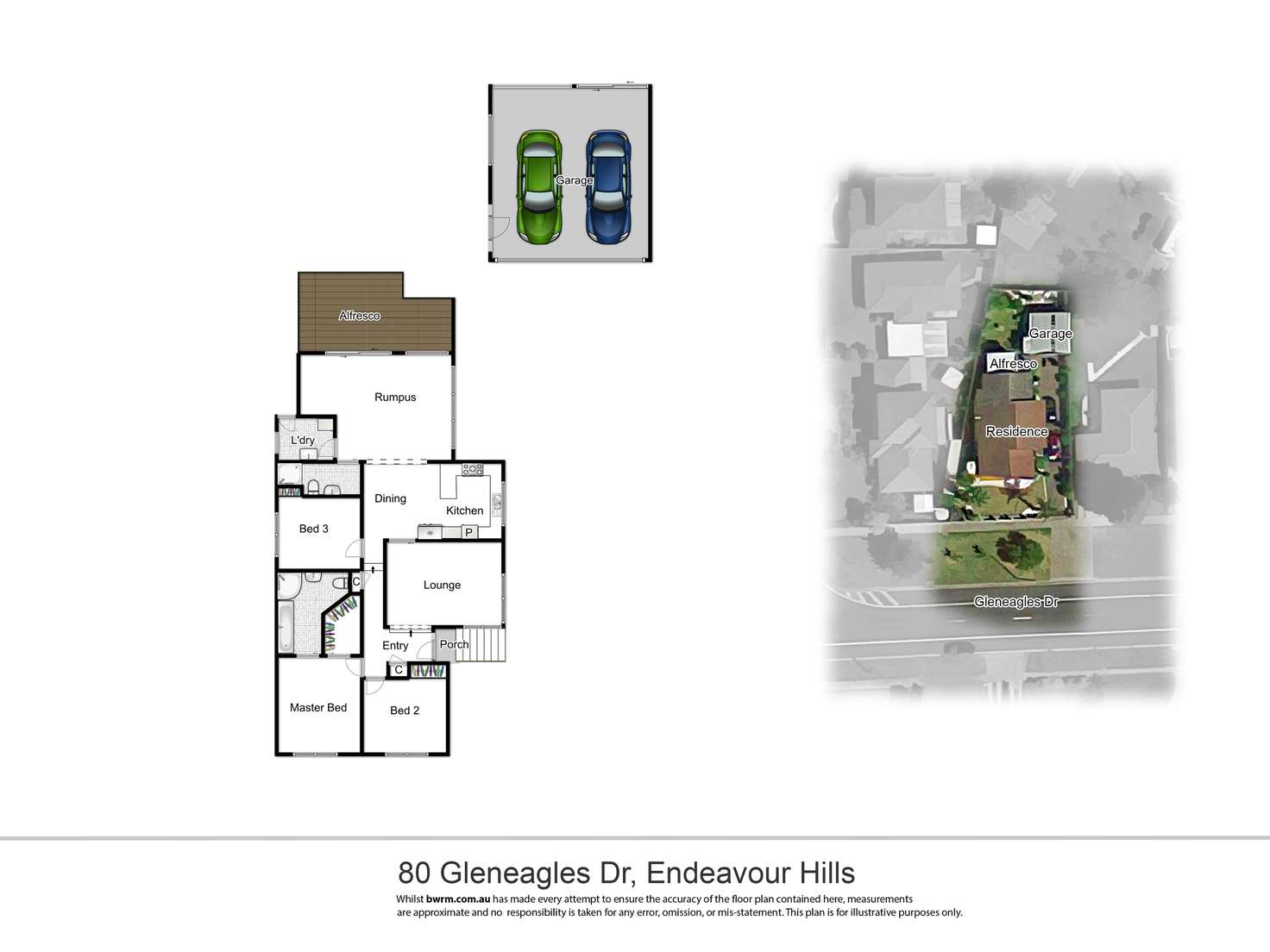 Floorplan of Homely house listing, 80 Gleneagles Drive, Endeavour Hills VIC 3802