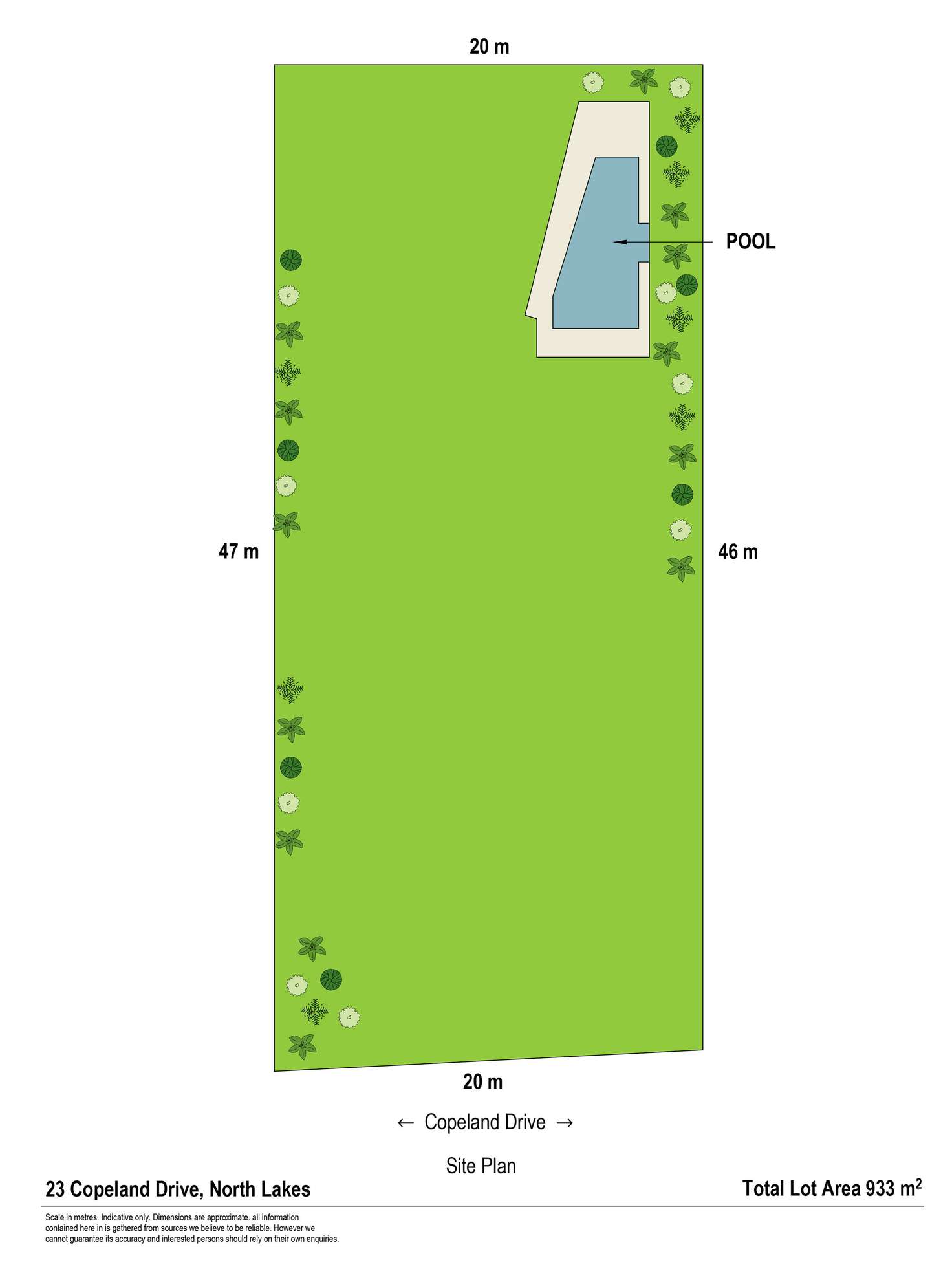 Floorplan of Homely residentialLand listing, 23 Copeland Drive, North Lakes QLD 4509