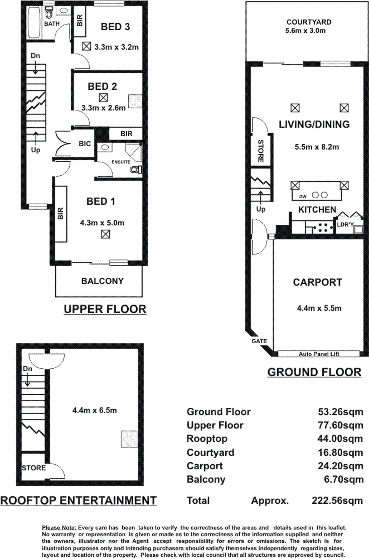 Floorplan of Homely townhouse listing, 28/211 Gilles Street, Adelaide SA 5000