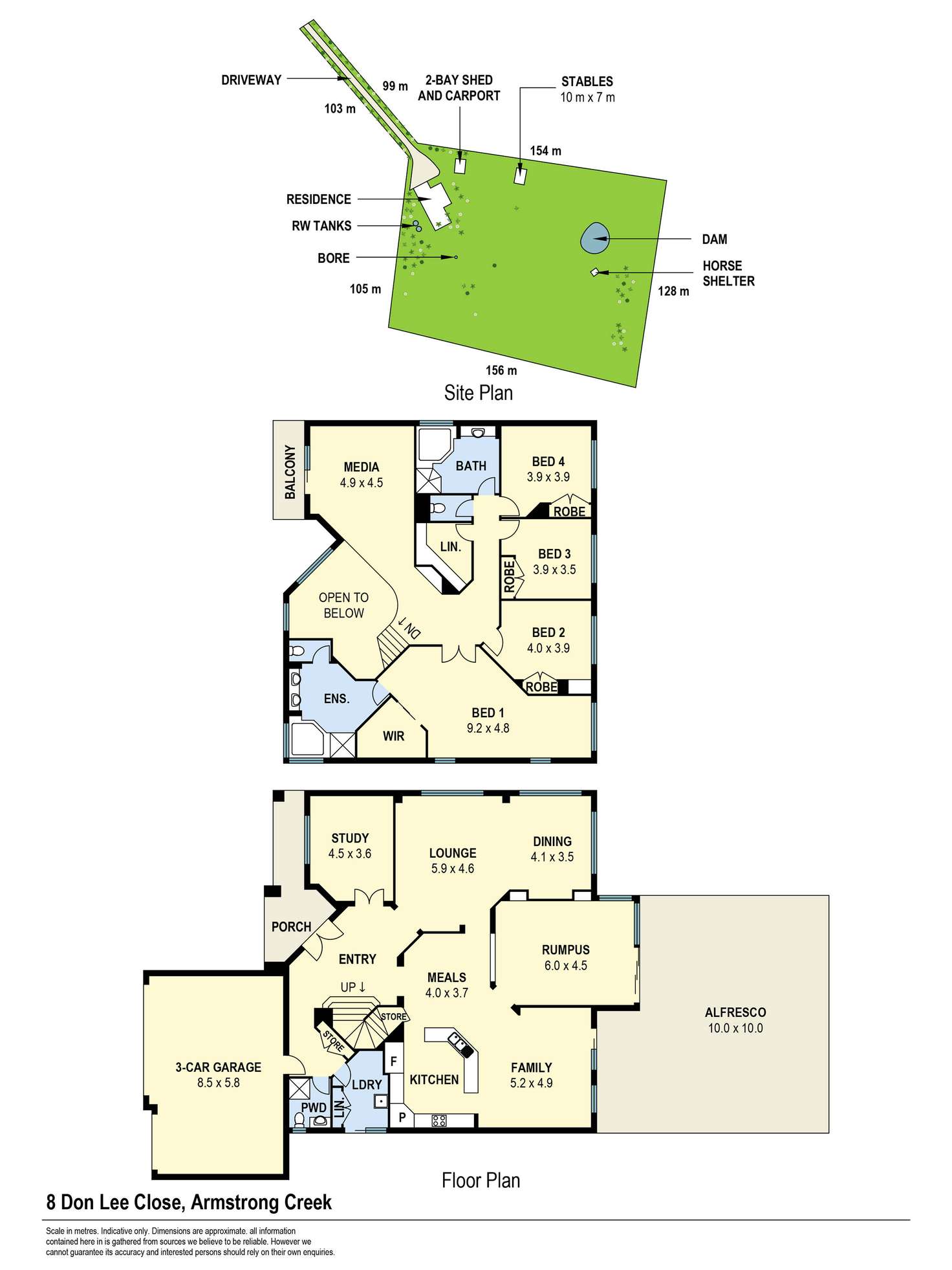 Floorplan of Homely house listing, 8 Don Lee Close, Armstrong Creek QLD 4520