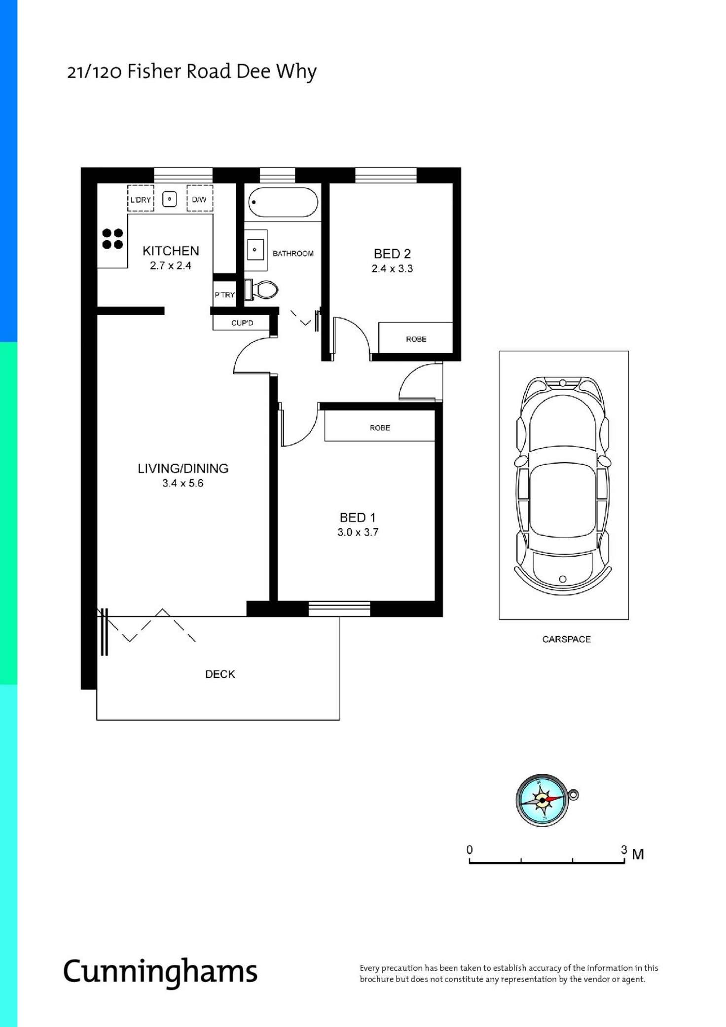 Floorplan of Homely apartment listing, 21/120 Fisher Road, Dee Why NSW 2099