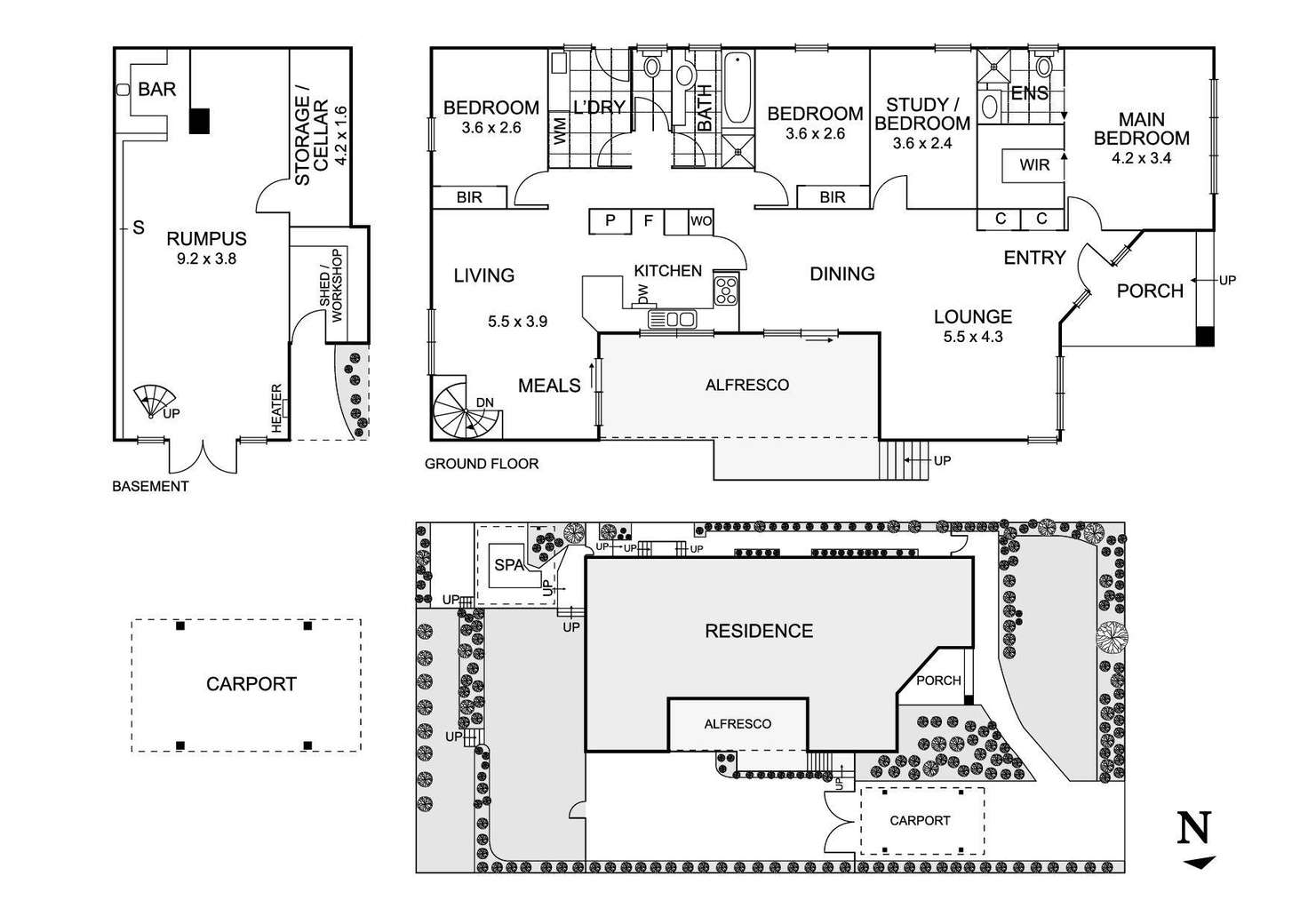 Floorplan of Homely house listing, 100 Glenvale Road, Ringwood North VIC 3134