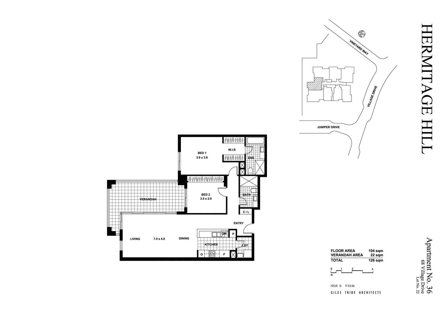 Floorplan of Homely apartment listing, 36/68 Village Drive, Breakfast Point NSW 2137