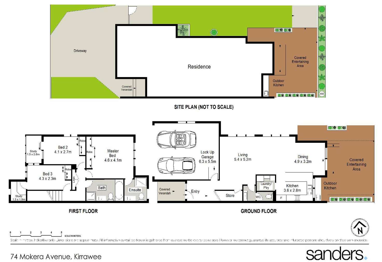 Floorplan of Homely semiDetached listing, 74 Mokera Avenue, Kirrawee NSW 2232