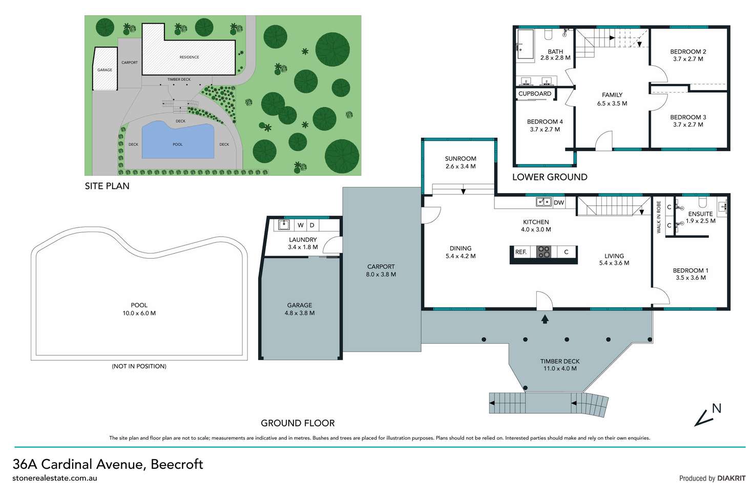 Floorplan of Homely house listing, 36A Cardinal Avenue, Beecroft NSW 2119