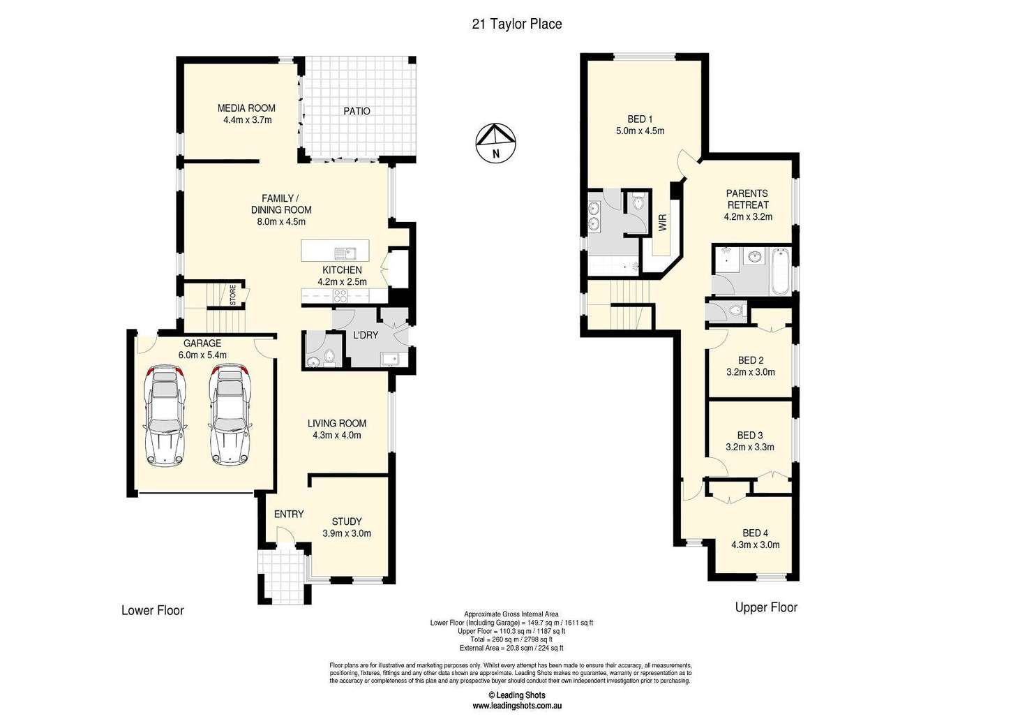 Floorplan of Homely house listing, 21 Taylor Place, Mackenzie QLD 4156