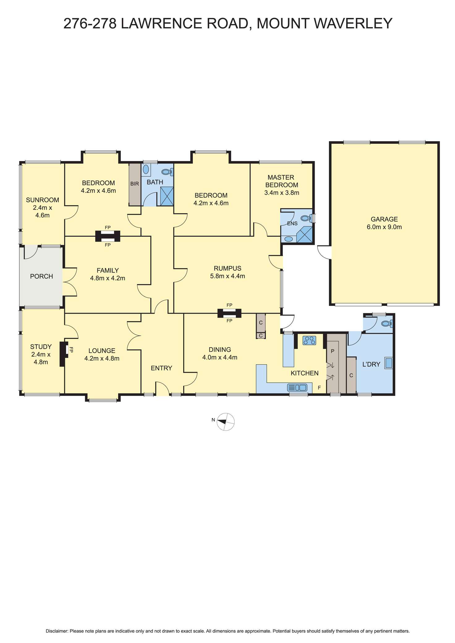 Floorplan of Homely house listing, 276-278 Lawrence Road, Mount Waverley VIC 3149