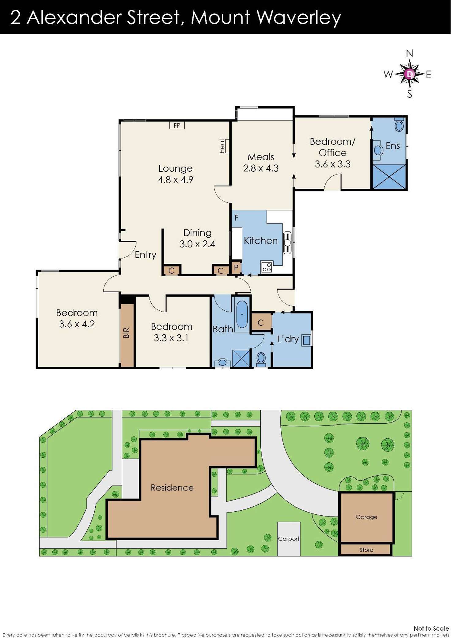 Floorplan of Homely house listing, 2 Alexander Street, Mount Waverley VIC 3149