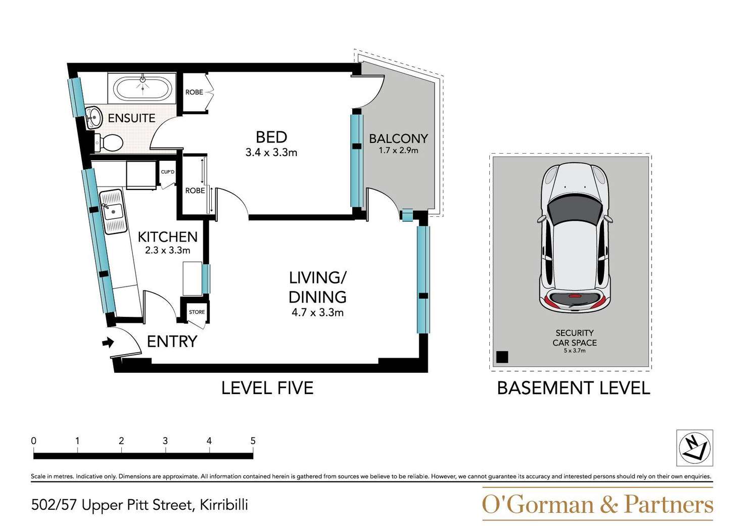 Floorplan of Homely apartment listing, 502/57 Upper Pitt Street, Kirribilli NSW 2061