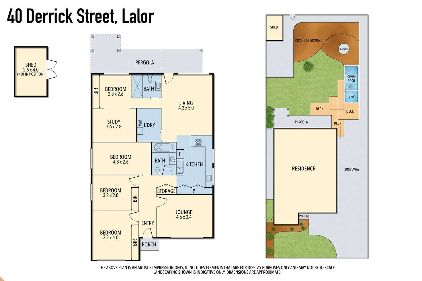 Floorplan of Homely house listing, 40 Derrick Street, Lalor VIC 3075