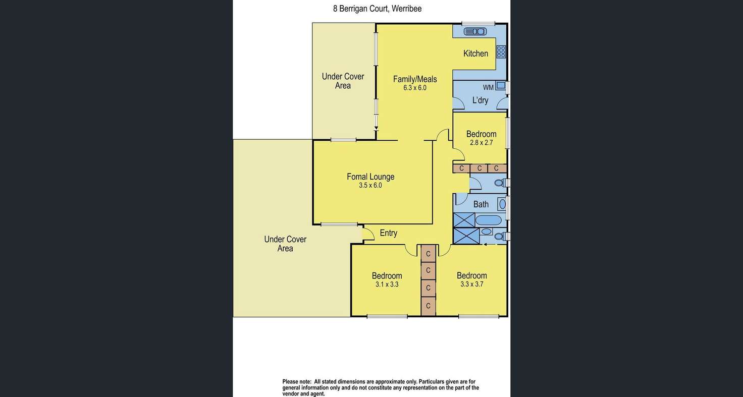 Floorplan of Homely house listing, 8 Berrigan Court, Werribee VIC 3030