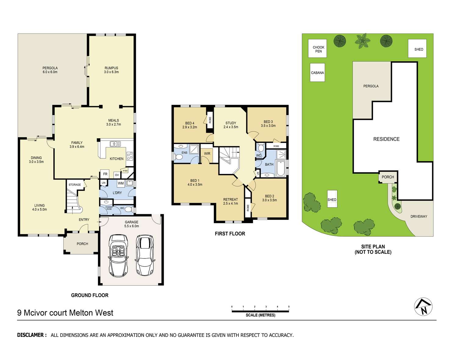 Floorplan of Homely house listing, 9 McIvor Court, Melton West VIC 3337
