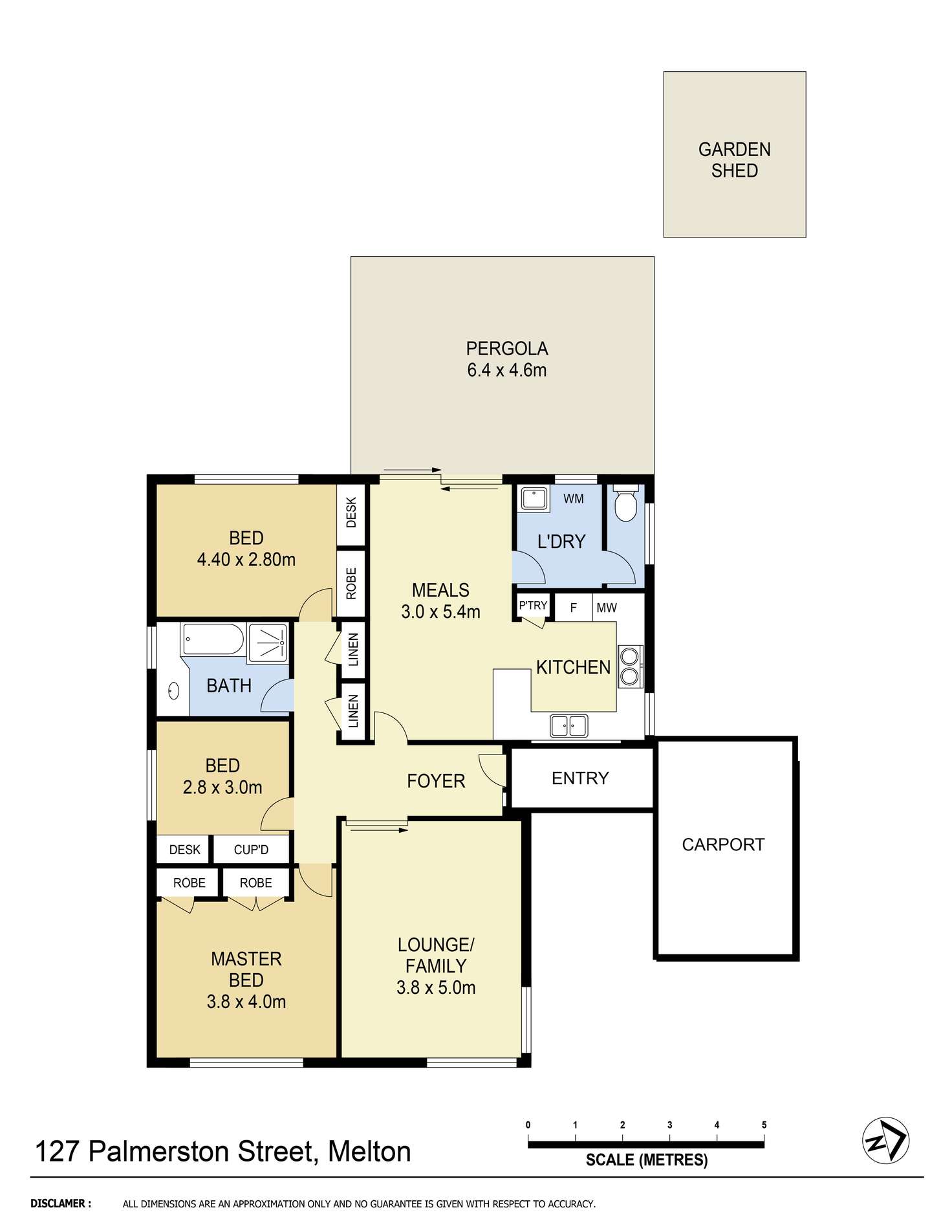 Floorplan of Homely house listing, 127 Palmerston Street, Melton VIC 3337