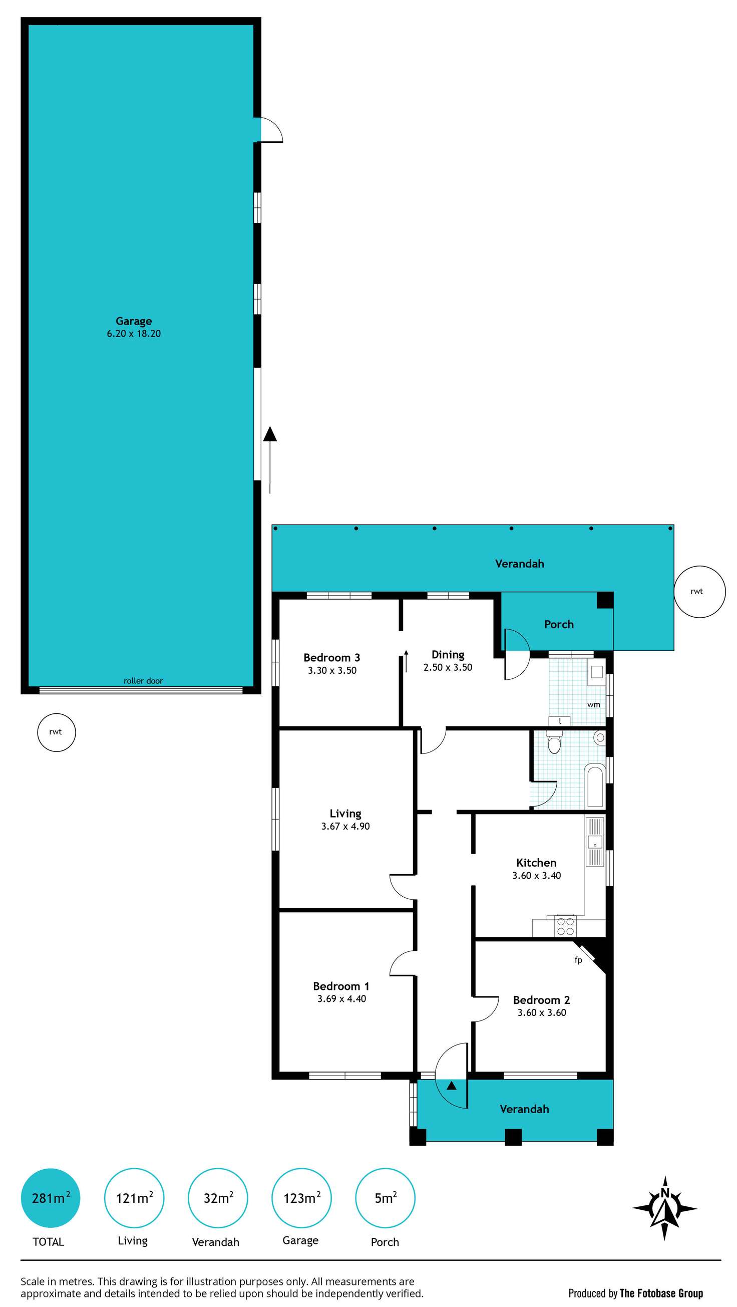 Floorplan of Homely house listing, 21 Waterhouse Road, South Plympton SA 5038