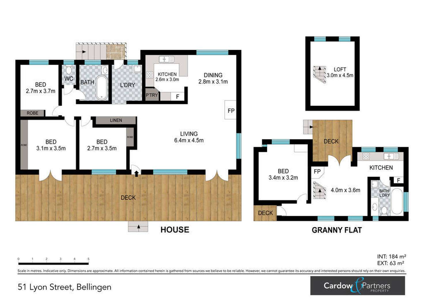 Floorplan of Homely house listing, 51 Lyon Street, Bellingen NSW 2454