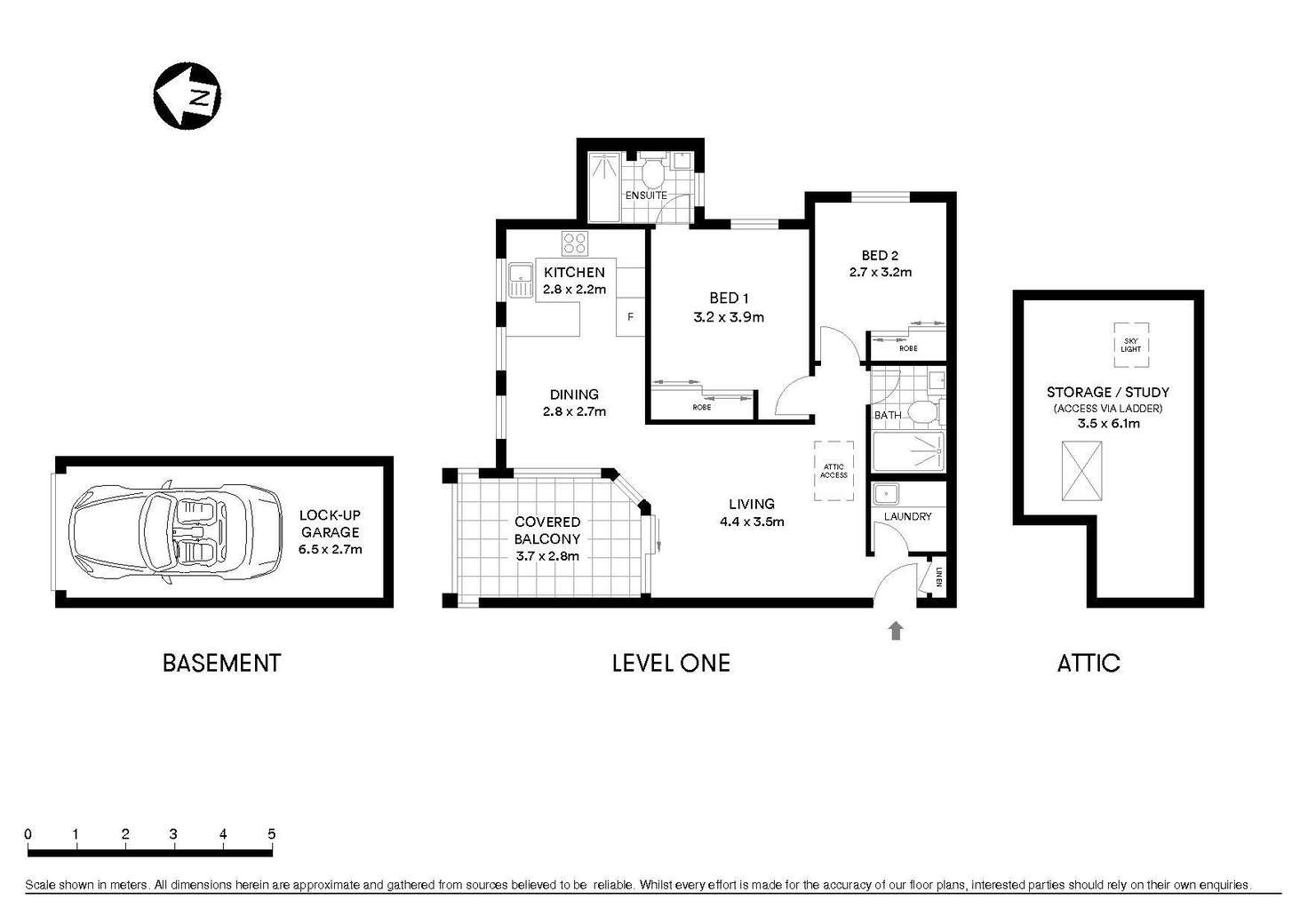 Floorplan of Homely unit listing, 5/56 Dalleys Road, Naremburn NSW 2065