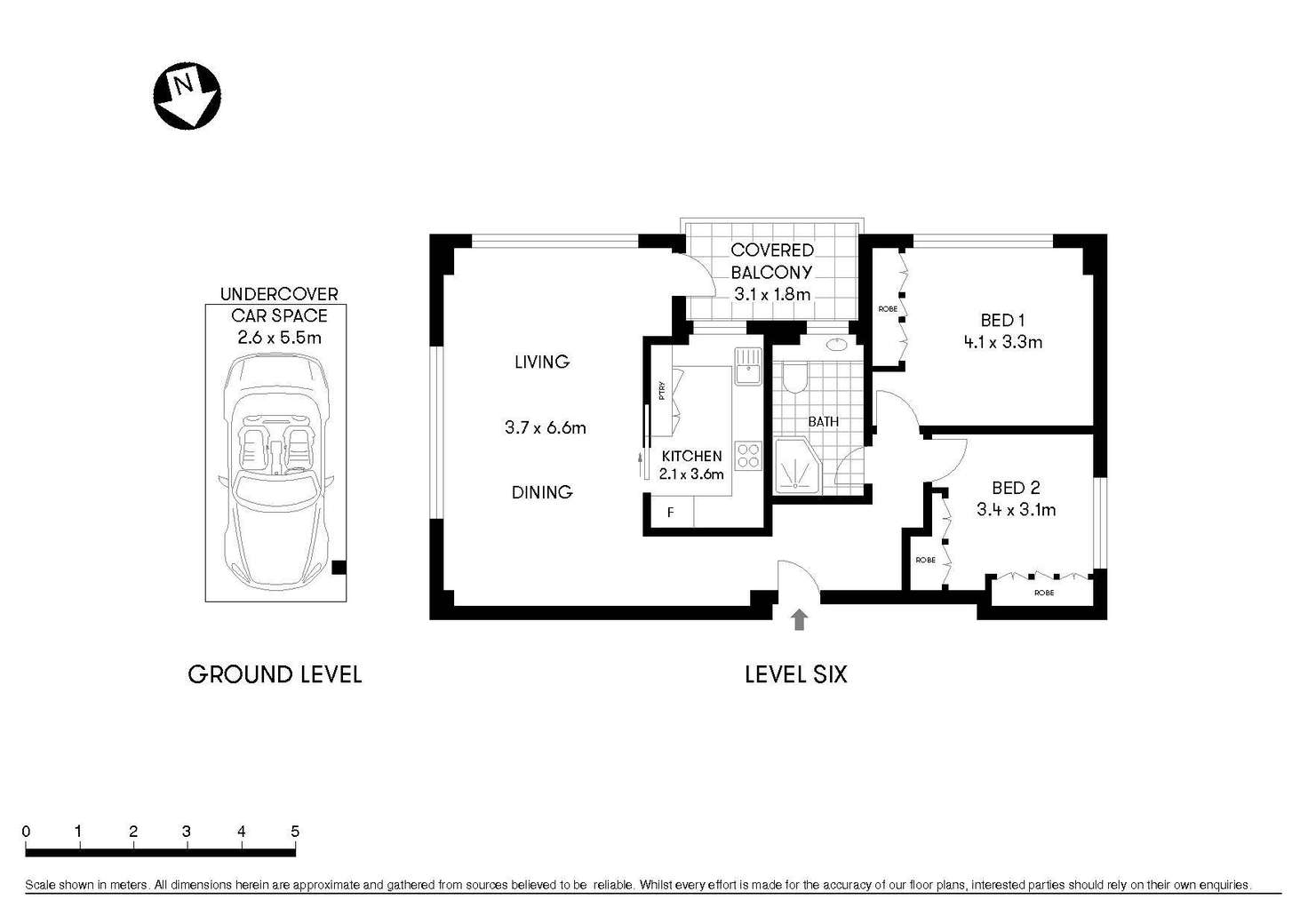 Floorplan of Homely apartment listing, 21/36 Wycombe Road, Neutral Bay NSW 2089