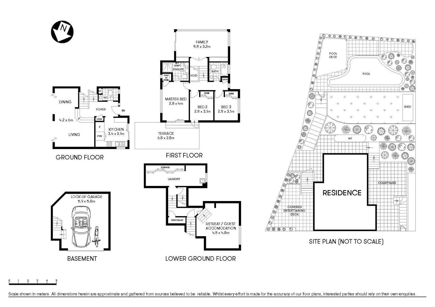 Floorplan of Homely townhouse listing, 3/25 Rawson Street, Neutral Bay NSW 2089
