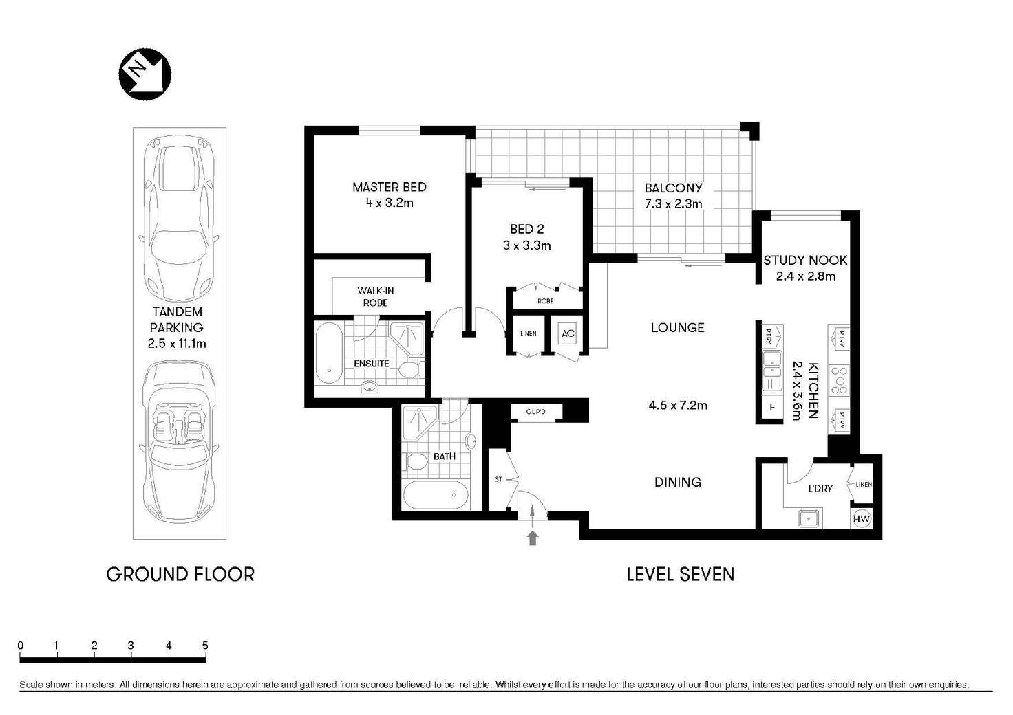 Floorplan of Homely apartment listing, 7C/8 Gas Works Road, Wollstonecraft NSW 2065