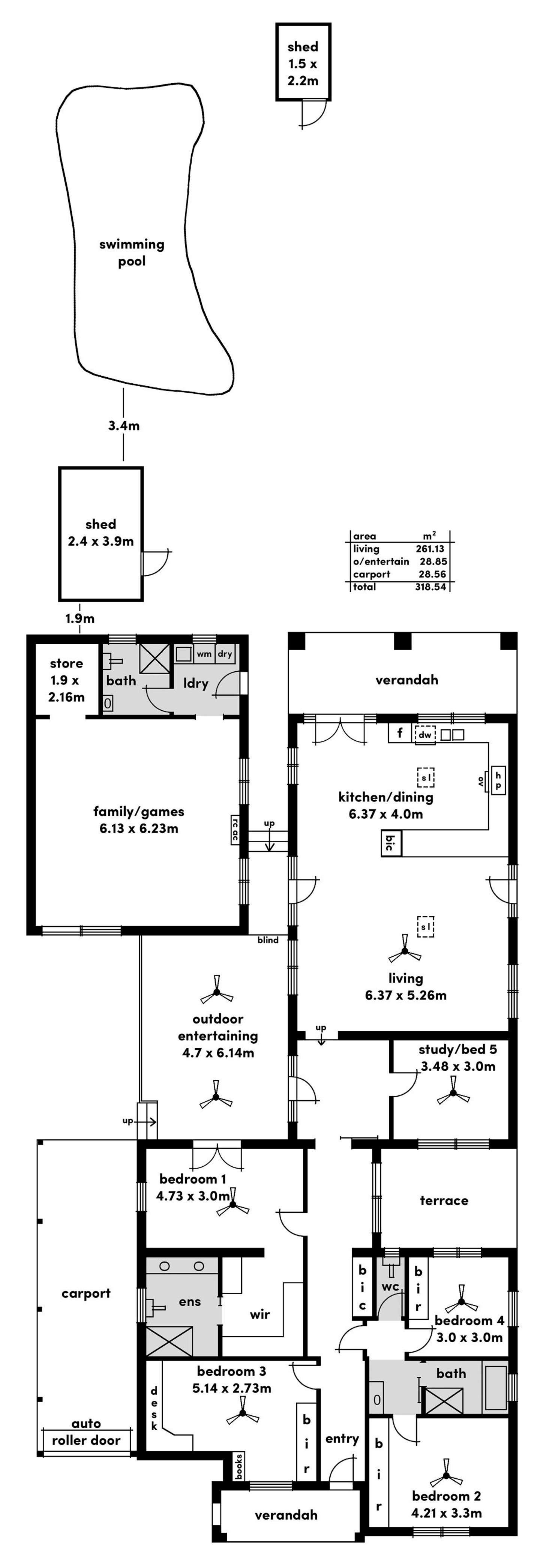 Floorplan of Homely house listing, 44 French Street, Netherby SA 5062