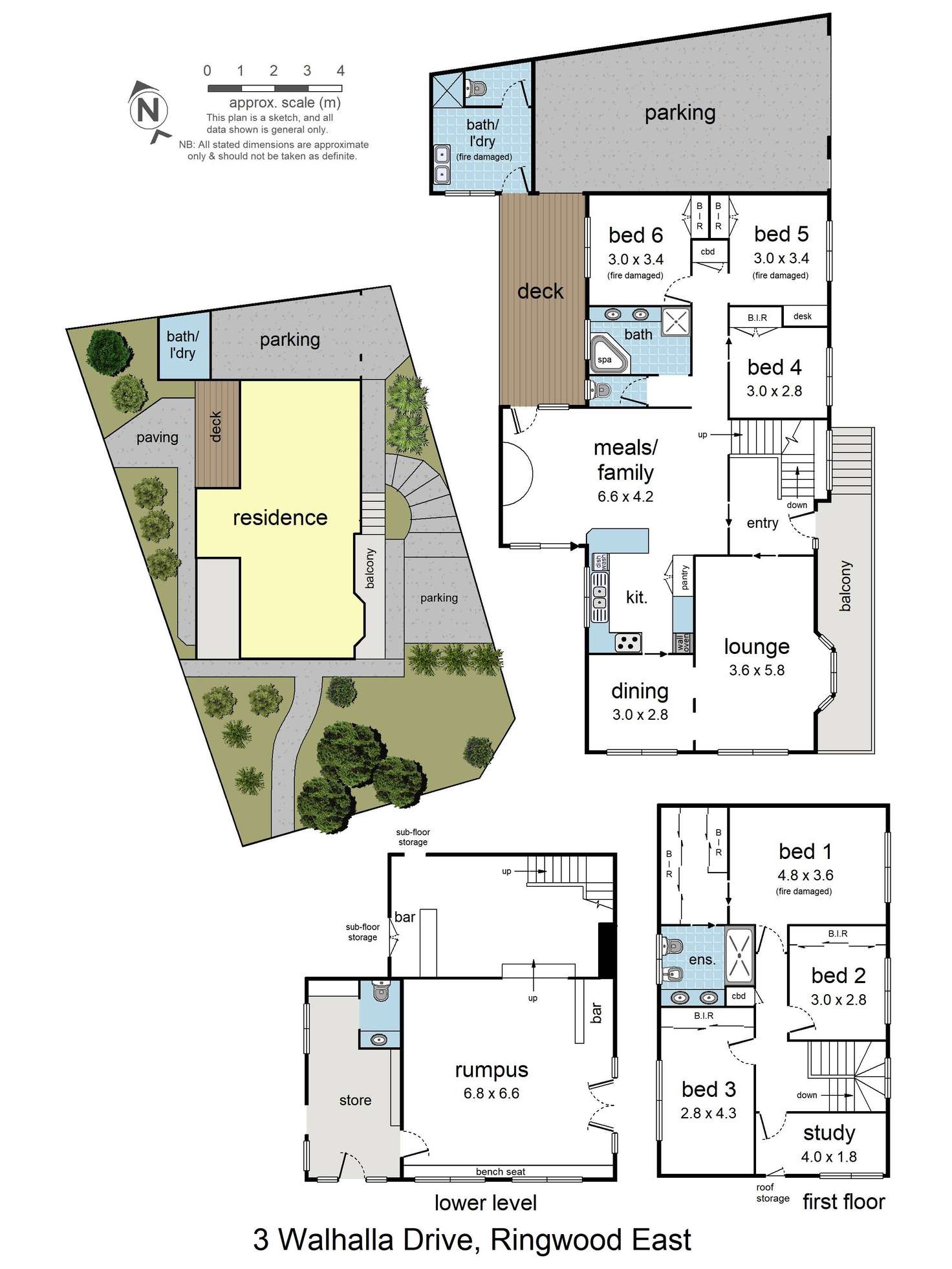 Floorplan of Homely house listing, 3 Walhalla Drive, Ringwood East VIC 3135