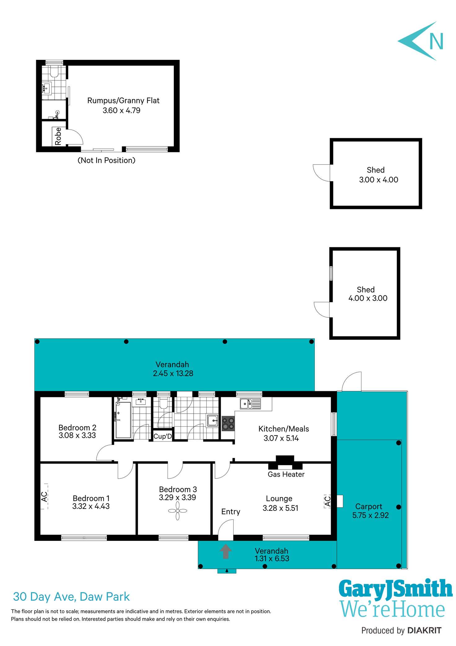 Floorplan of Homely house listing, 30 Day Avenue, Daw Park SA 5041