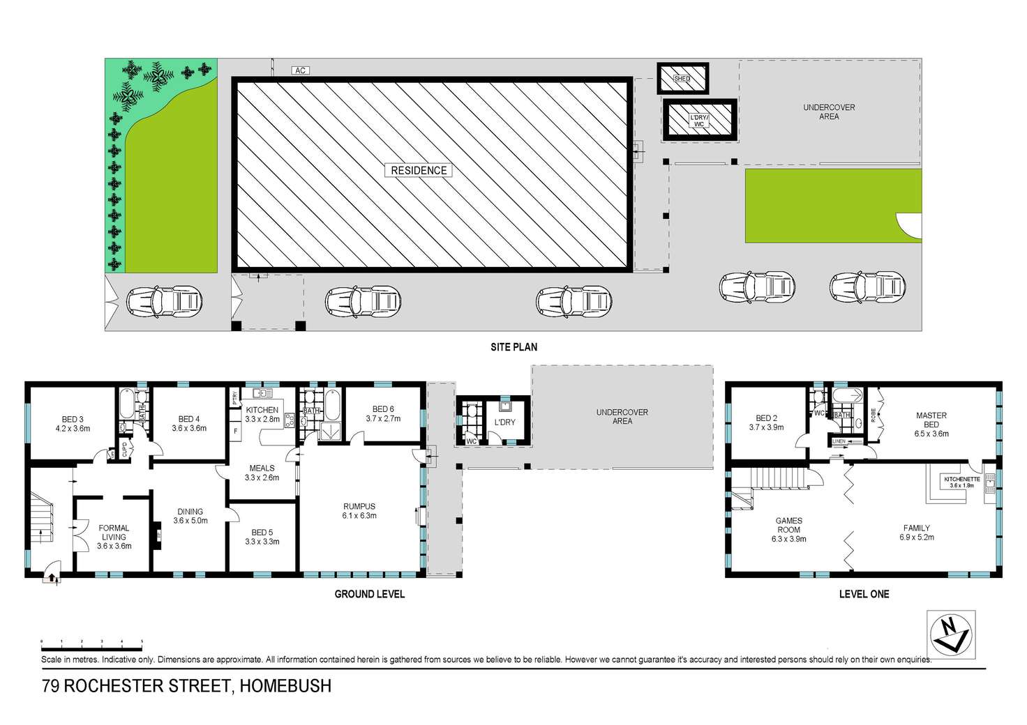 Floorplan of Homely house listing, 79 Rochester Street, Homebush NSW 2140