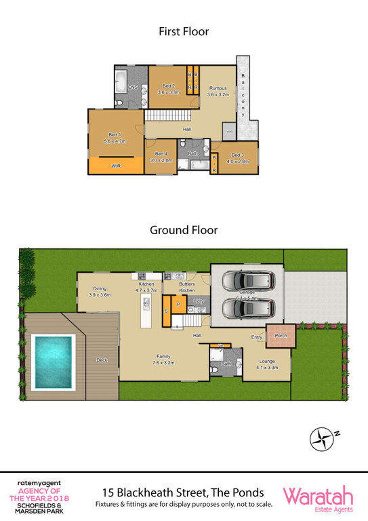 Floorplan of Homely house listing, 15 Blackheath Street, The Ponds NSW 2769