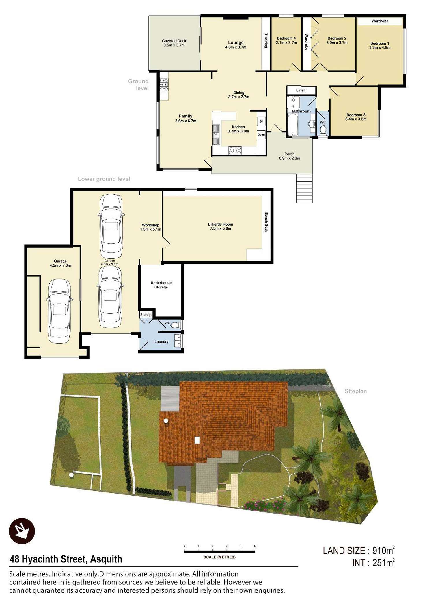 Floorplan of Homely house listing, 48 Hyacinth Street, Asquith NSW 2077