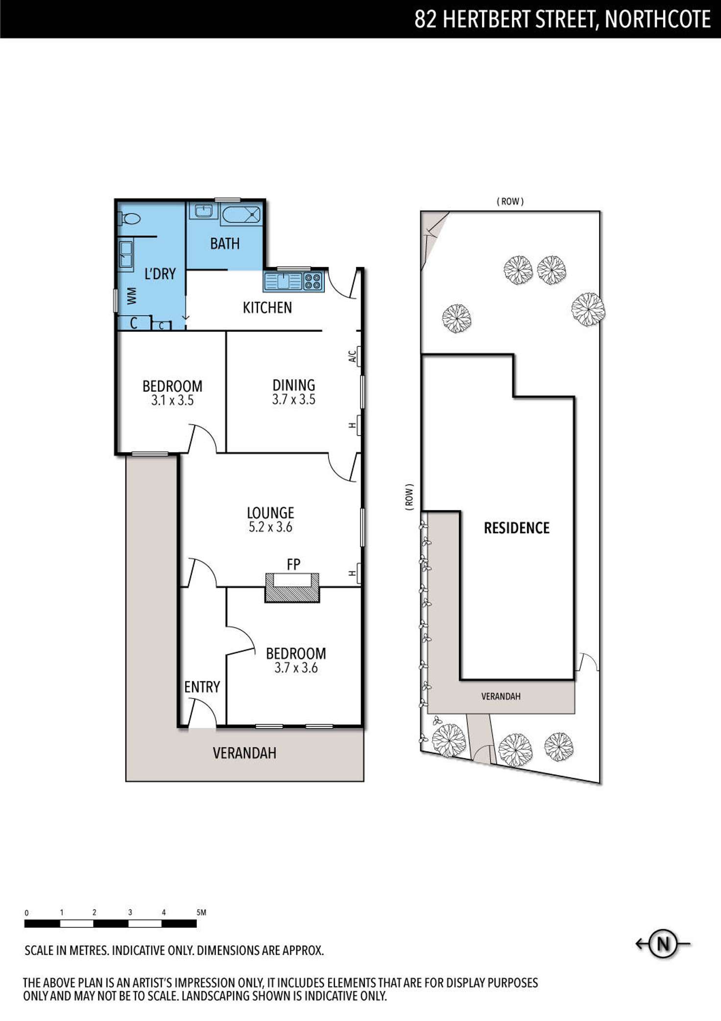 Floorplan of Homely house listing, 82 Herbert Street, Northcote VIC 3070