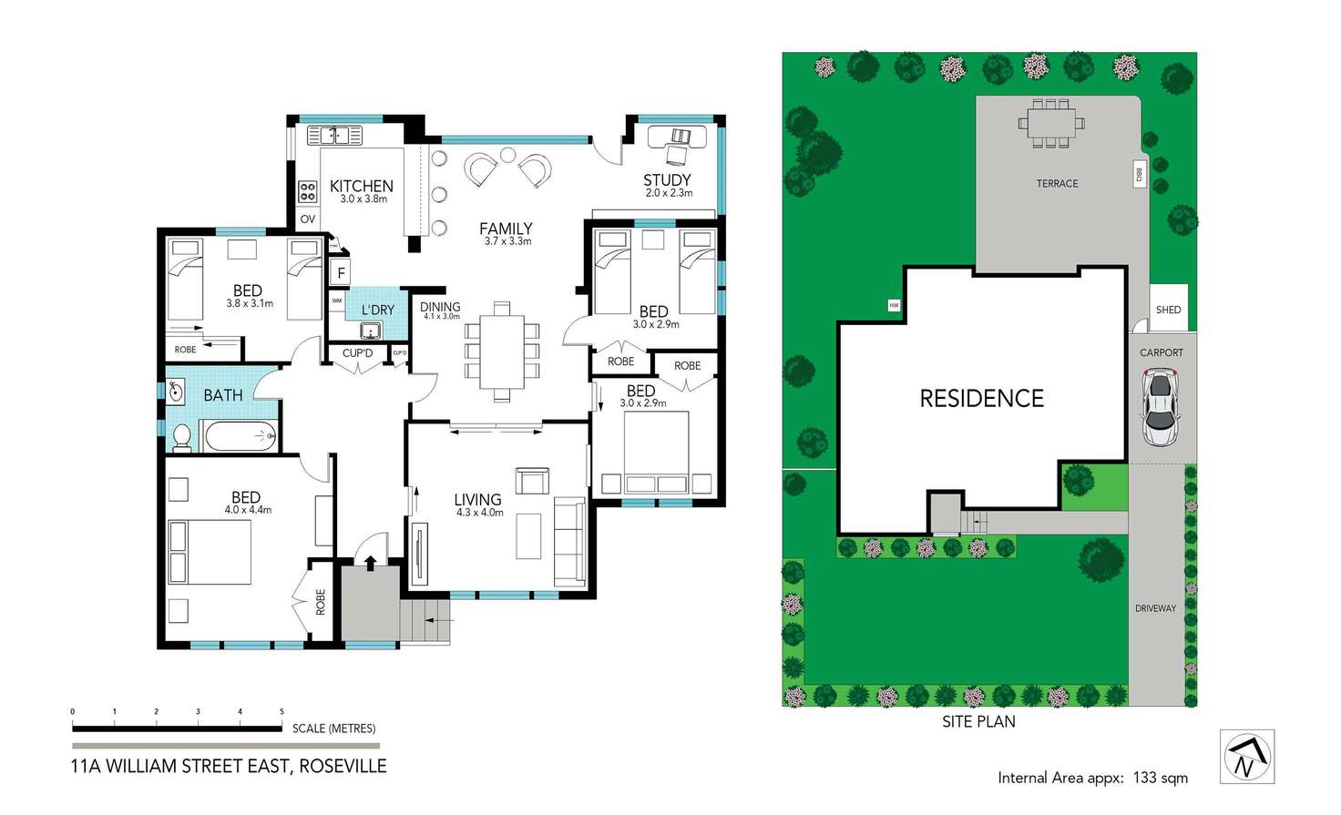 Floorplan of Homely house listing, 11A William Street, Roseville NSW 2069