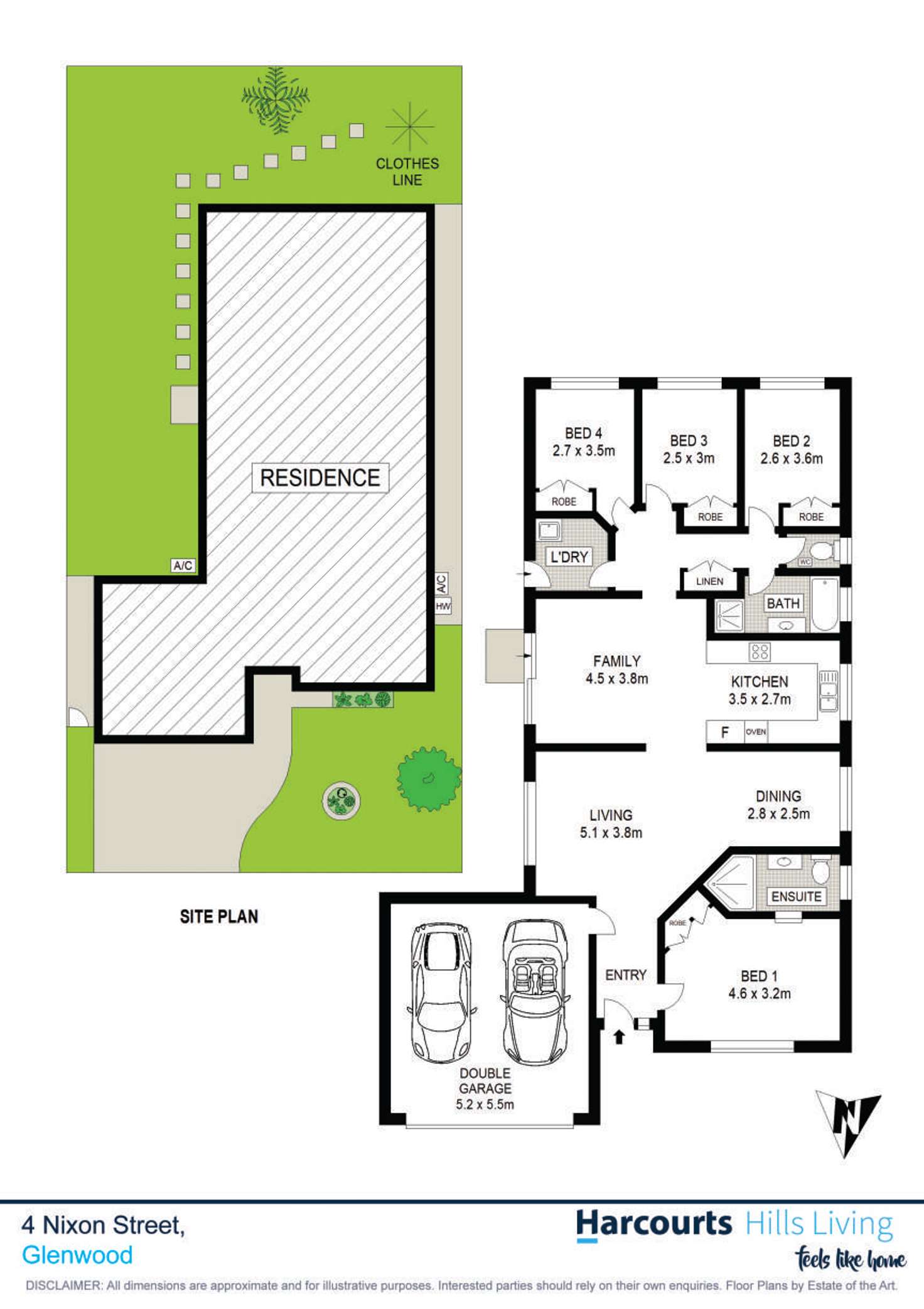 Floorplan of Homely house listing, 4 Nixon Street, Glenwood NSW 2768