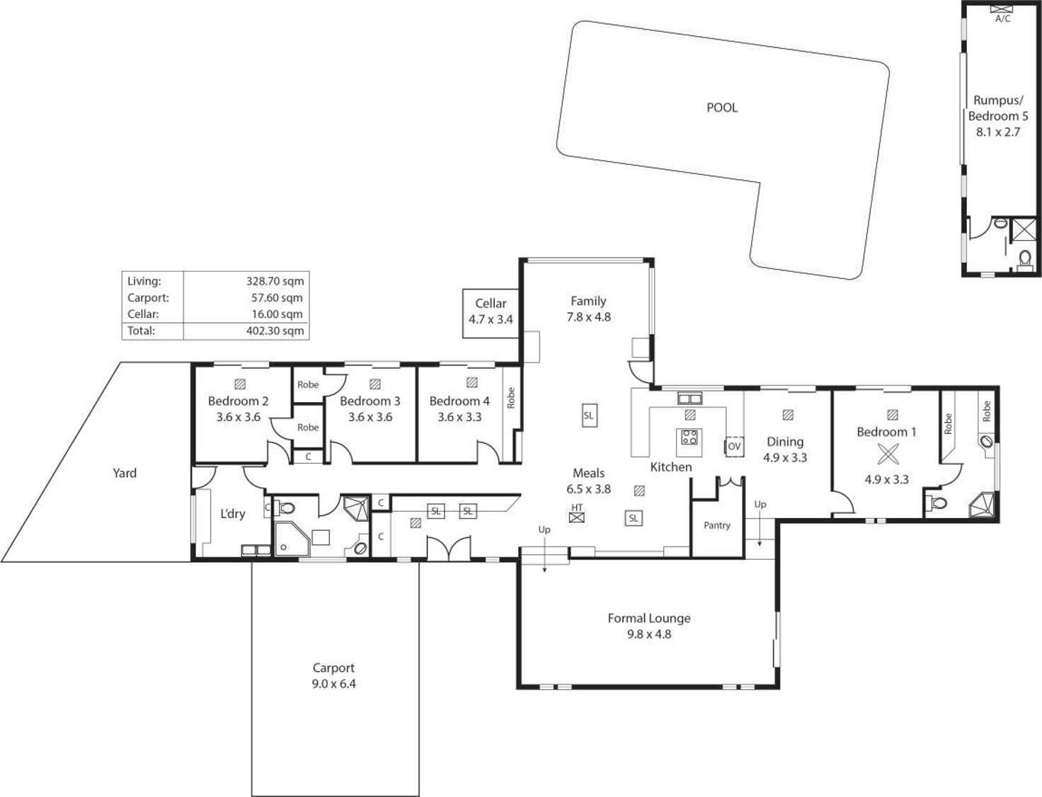 Floorplan of Homely house listing, 11 Pulleine Avenue, Netherby SA 5062