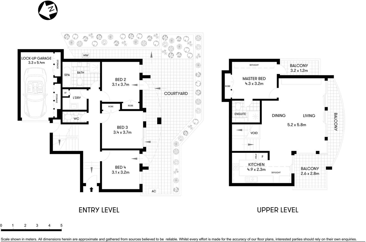 Floorplan of Homely apartment listing, 4/26 Woolcott Street, Waverton NSW 2060