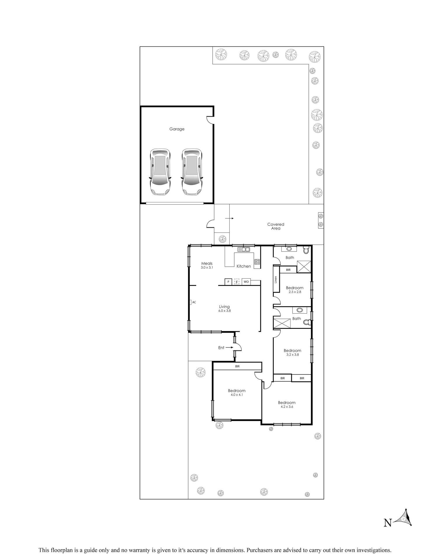 Floorplan of Homely house listing, 2 Walsh Avenue, Moorabbin VIC 3189