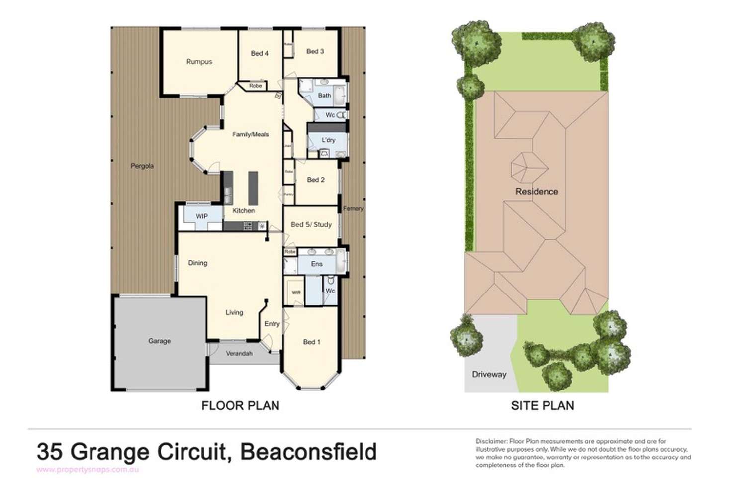 Floorplan of Homely house listing, 35 Grange Circuit, Beaconsfield VIC 3807
