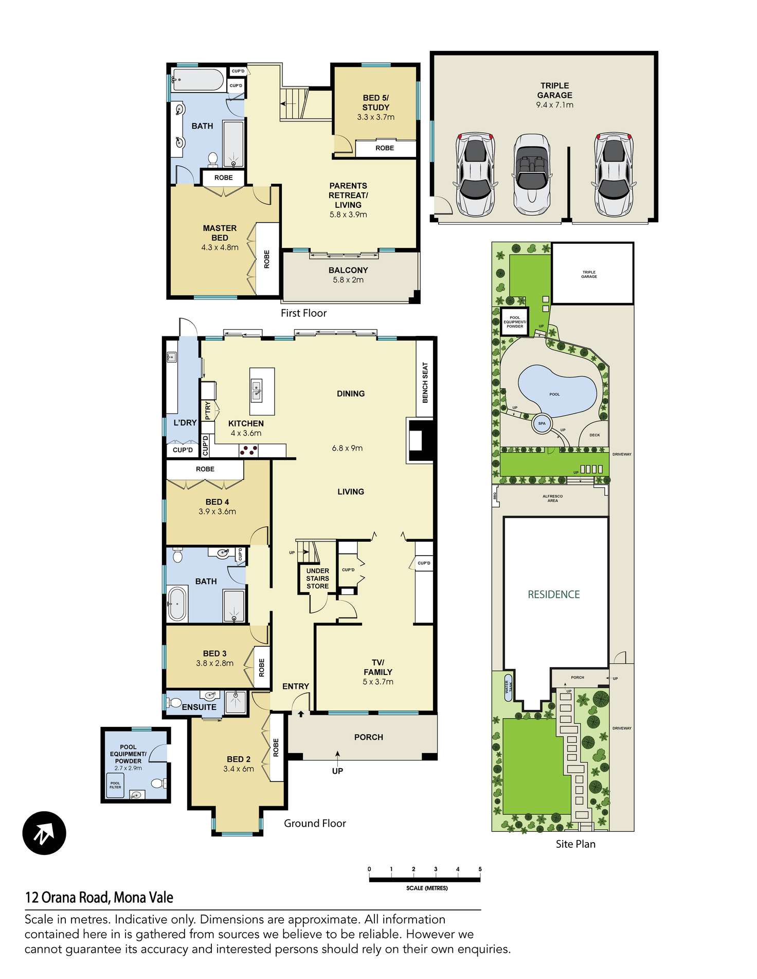 Floorplan of Homely house listing, 12 Orana Road, Mona Vale NSW 2103