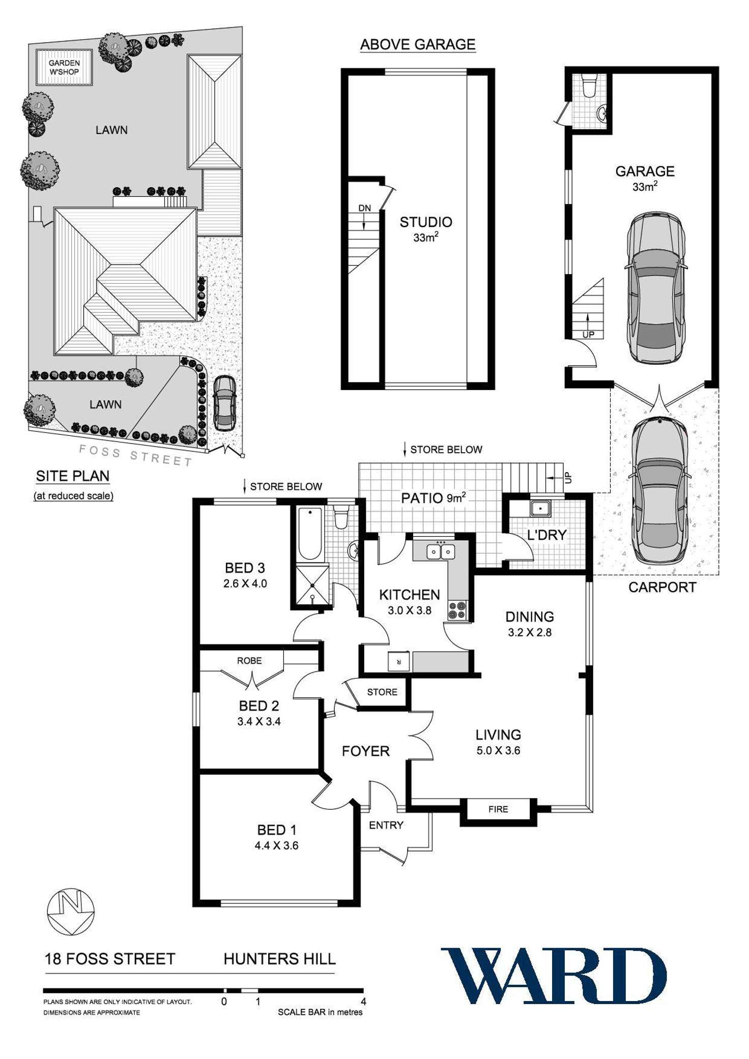 Floorplan of Homely house listing, 18 Foss Street, Hunters Hill NSW 2110