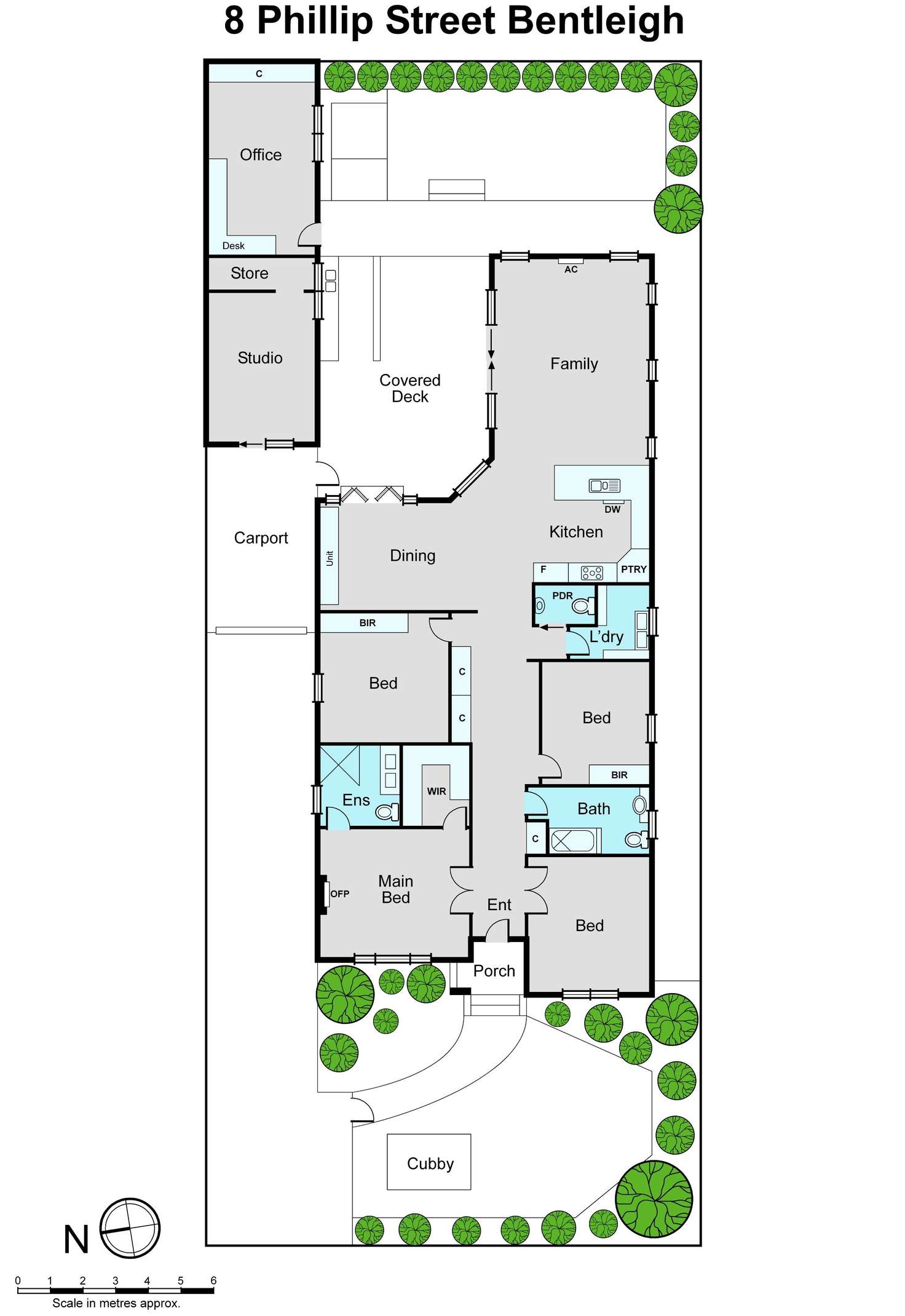 Floorplan of Homely house listing, 8 Phillip Street, Bentleigh VIC 3204