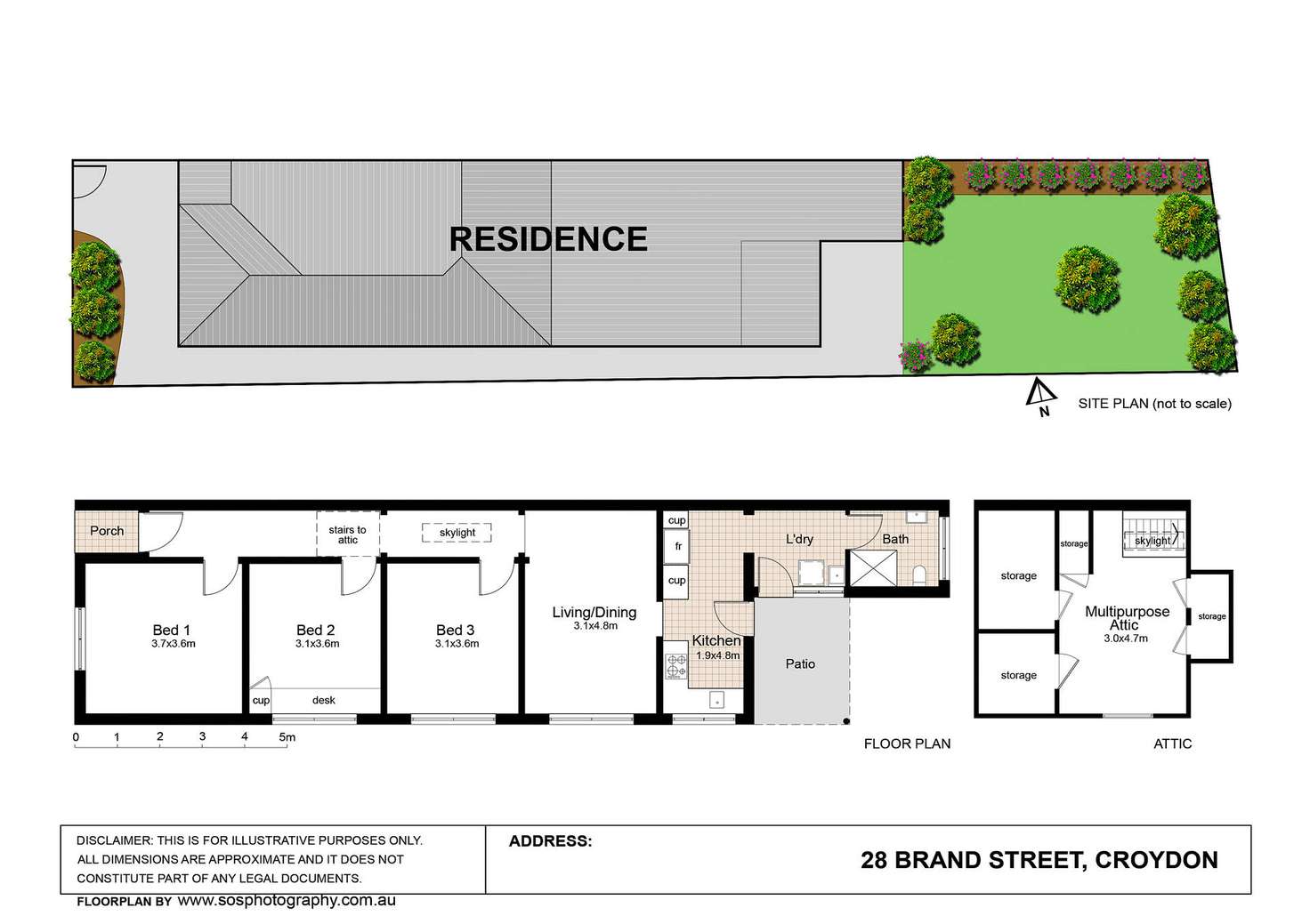 Floorplan of Homely house listing, 28 Brand Street, Croydon NSW 2132