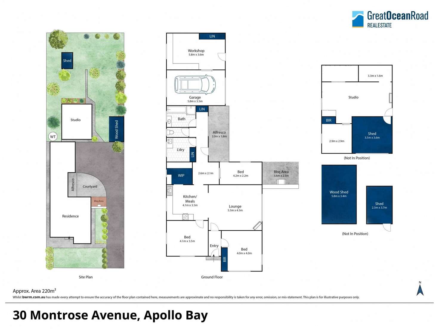 Floorplan of Homely house listing, 30 Montrose Avenue, Apollo Bay VIC 3233