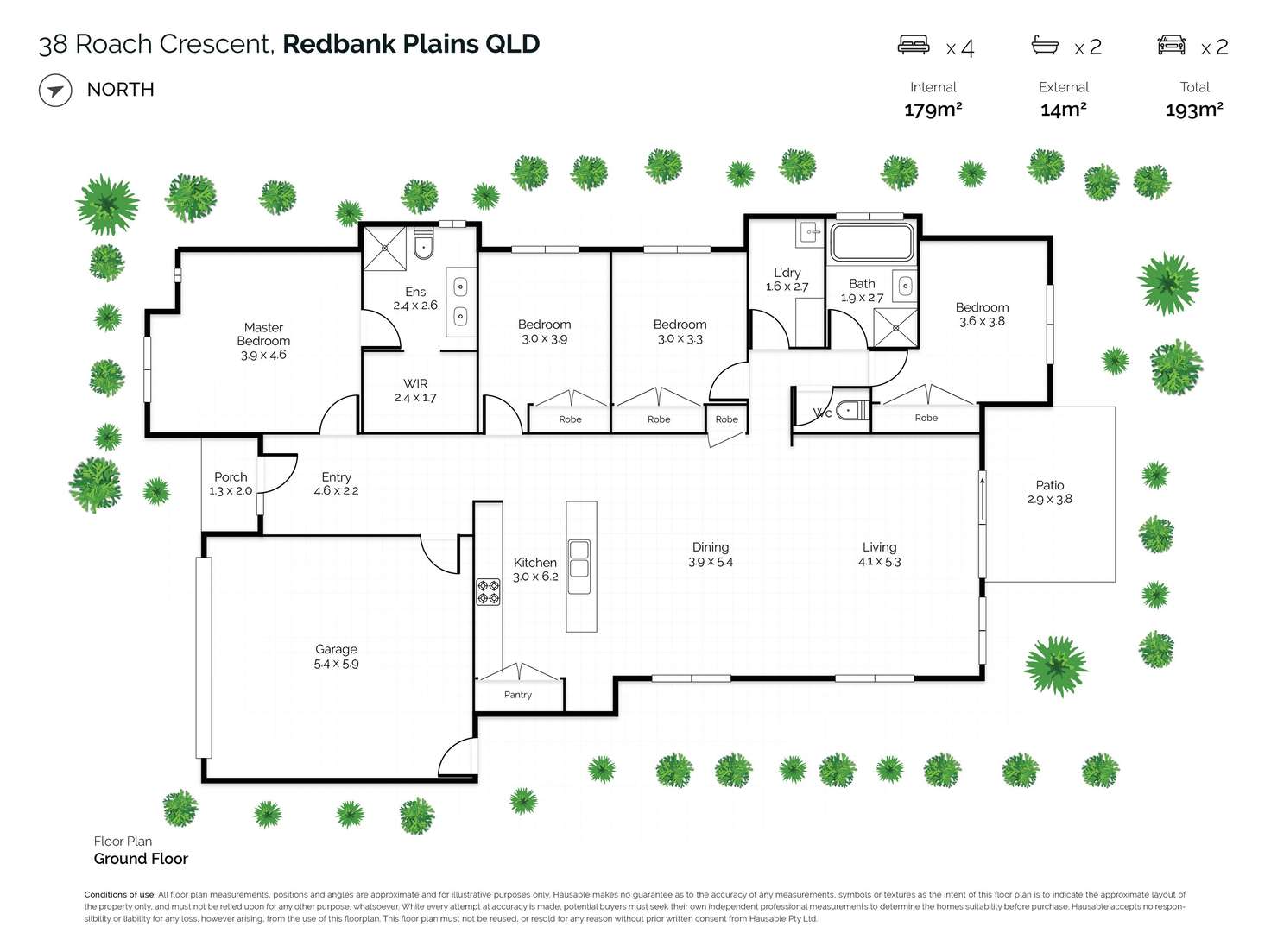 Floorplan of Homely house listing, 38 Roach Crescent, Redbank Plains QLD 4301