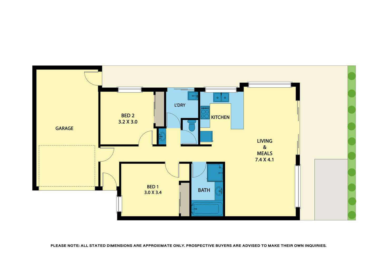 Floorplan of Homely unit listing, 1 & 2/16 Banchory Avenue, Hillside VIC 3037