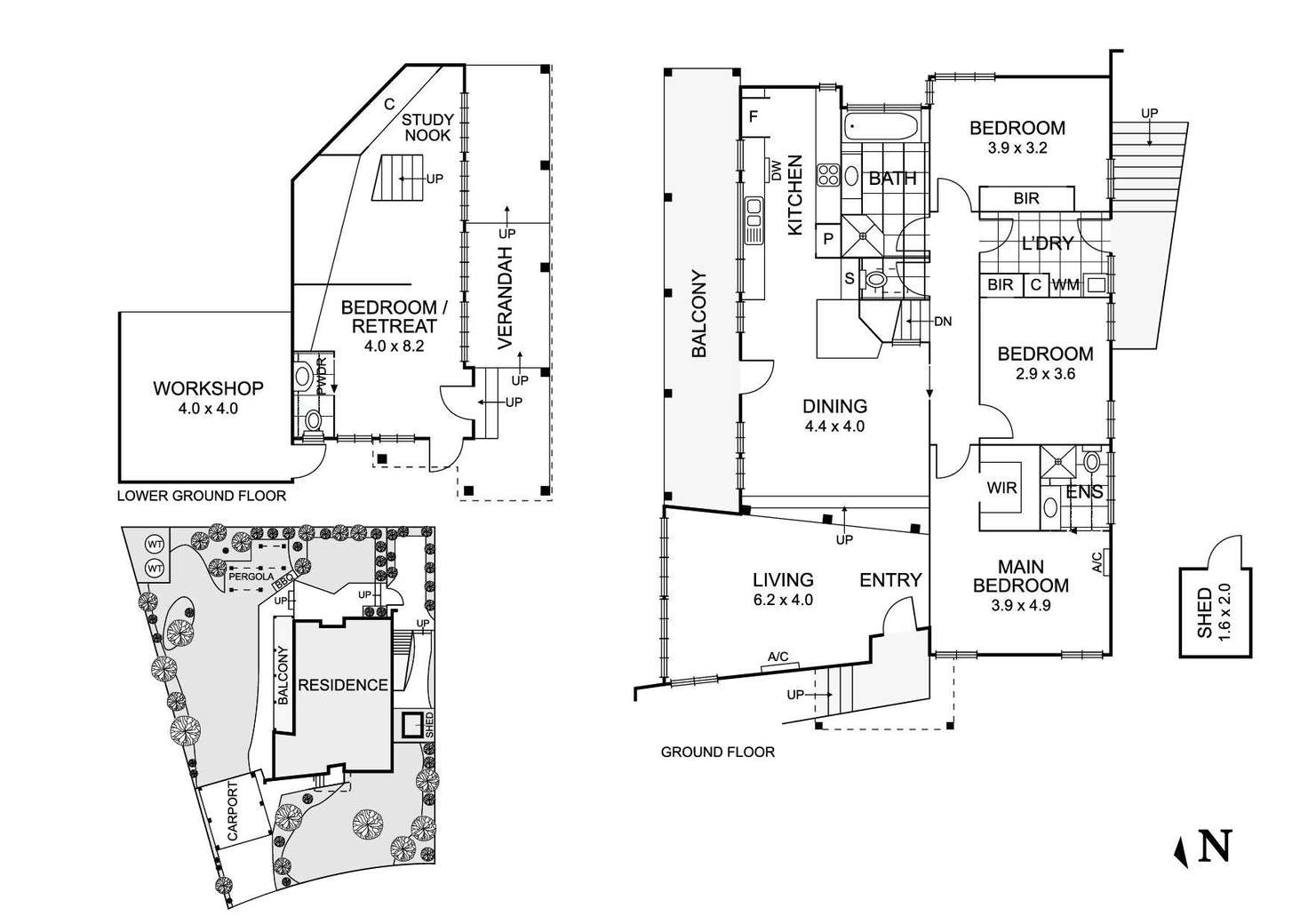 Floorplan of Homely house listing, 3 Morden Place, Eltham VIC 3095