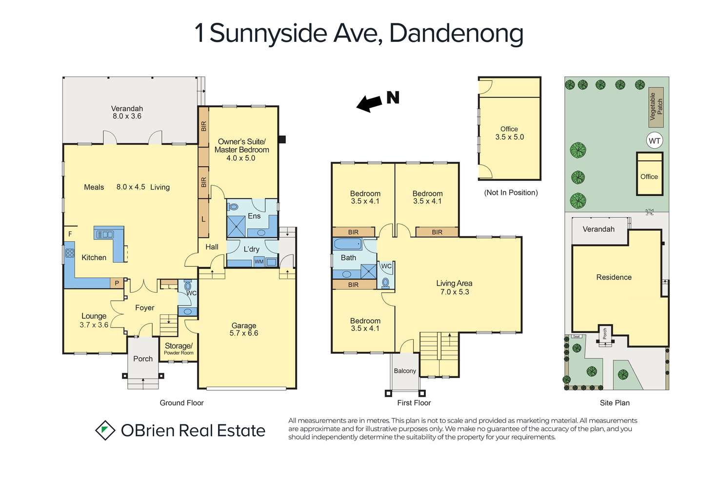Floorplan of Homely house listing, 1 Sunnyside Avenue, Dandenong VIC 3175
